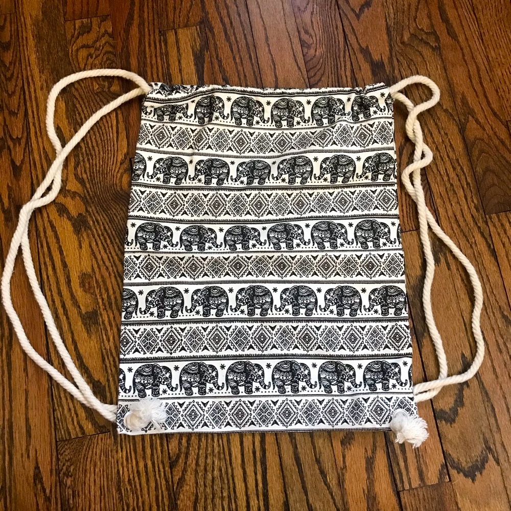Elephant Drawstring Backpack - image 1